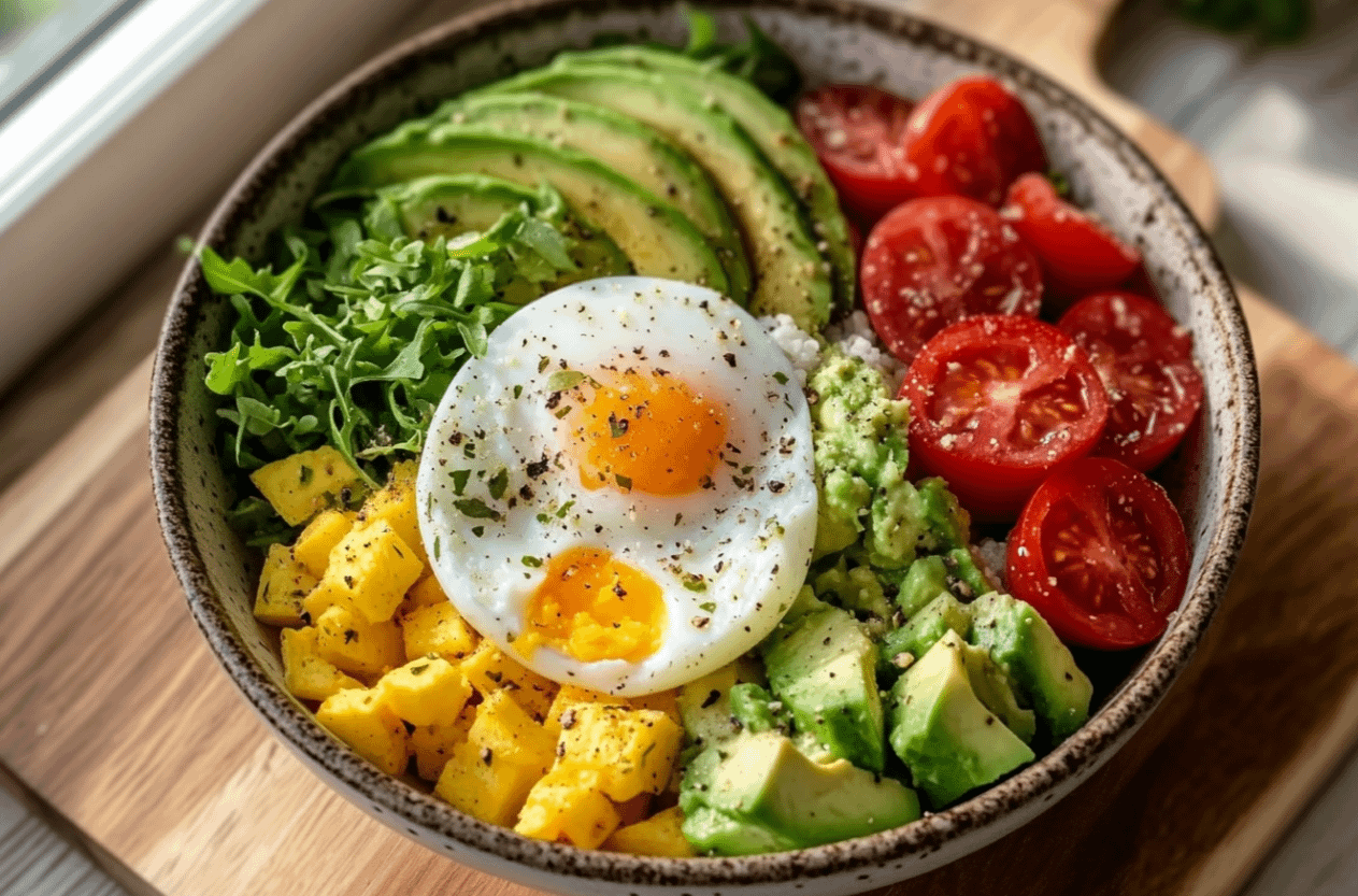 Bol Énergétique Œuf-Avocat : Recette Facile & Bienfaits Santé (Concise, inclut les avantages clés et la phrase-clé principale).