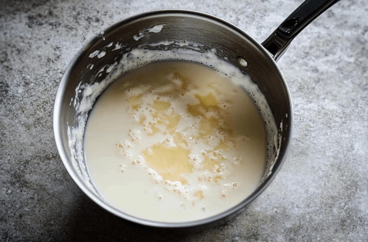 Croustillant des fêtes foraines doré et saupoudré de sucre glace, sur une assiette rustique avec des beignets moelleux en arrière-plan.