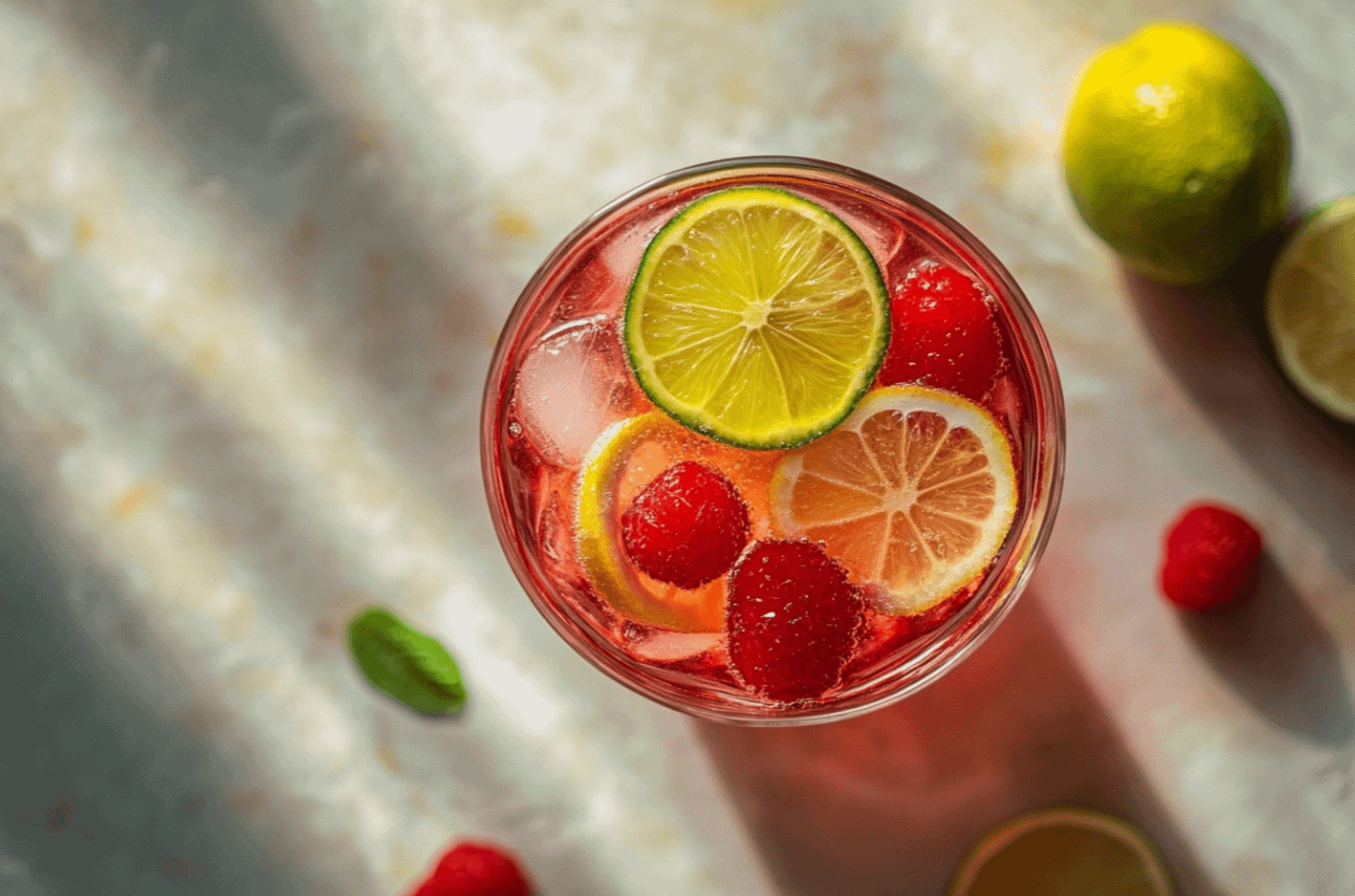 Recette Facile de Sangria Rosé Fraise et Citron Vert : La Boisson Rafraîchissante Idéale pour l'Été