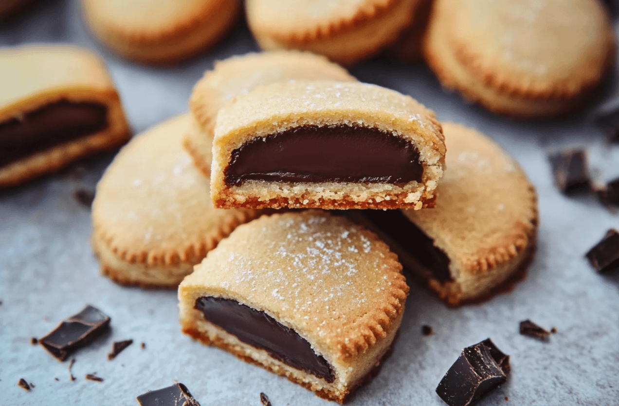 Biscuits Façon Kango moelleux avec cœur chocolat fondant faits maison
